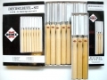 REDEX cincel para tornear madera, 3 piezas.