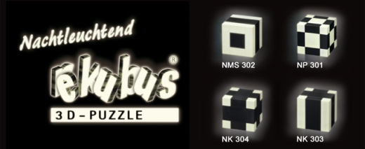 Rekubus Würfel, fluoreszierend & nachtleuchtend