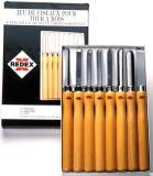 REDEX 8-piece woodturning chisel set, 8 different woodturning knives