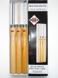 REDEX woodturning chisel, 3 pcs.
