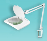 LED magnifying lamp 3-diopter with swivel arm, 60 SMD LED, dimmable