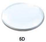 Replacement lens 5 diopters, for LED magnifying lamp with 60 SMD LEDs