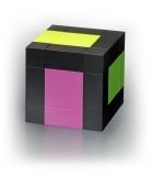 Rekubus cube colored