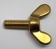 Brass wing screw M12 x 35mm, for SWISSREX System-Workshop