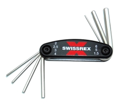 SWISSREX Set de clés coudées à six pans
