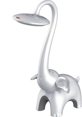 Deko-Lampe Elefant, weiss, dimmbar, mit Nachtlicht